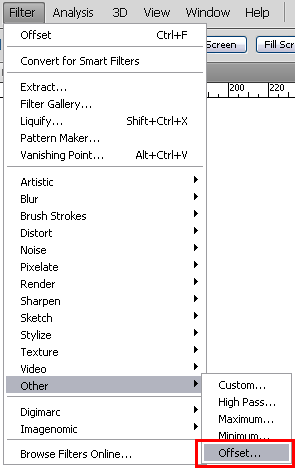 Offset Filter Offset Filter